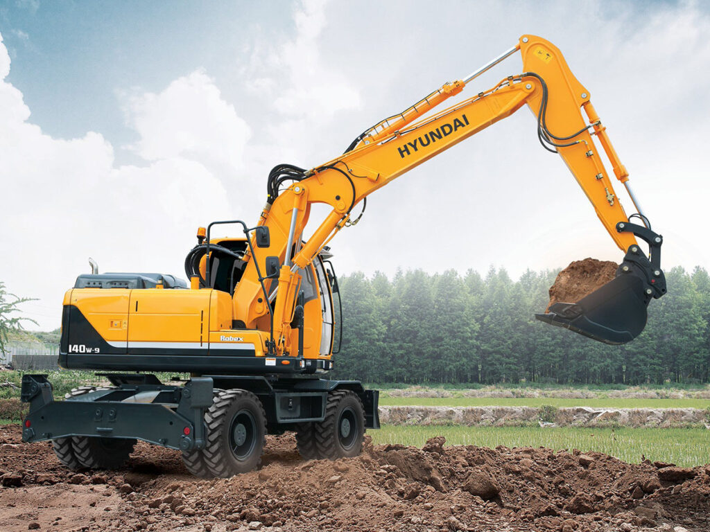 Колесный экскаватор Doosan DX160W