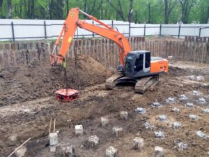 Гусеничный экскаватор Hitachi ZX130-5G со сваерезкой