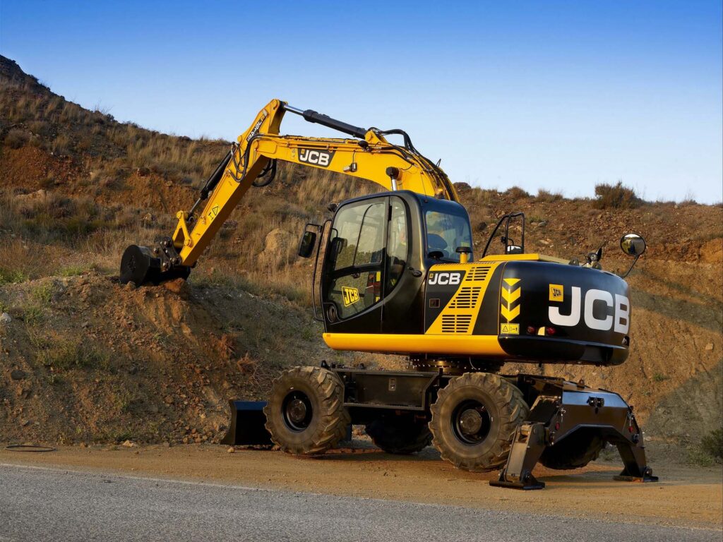 Колесный экскаватор JCB JS 160W